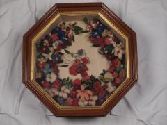 Picture, Wool Yarn Wreath