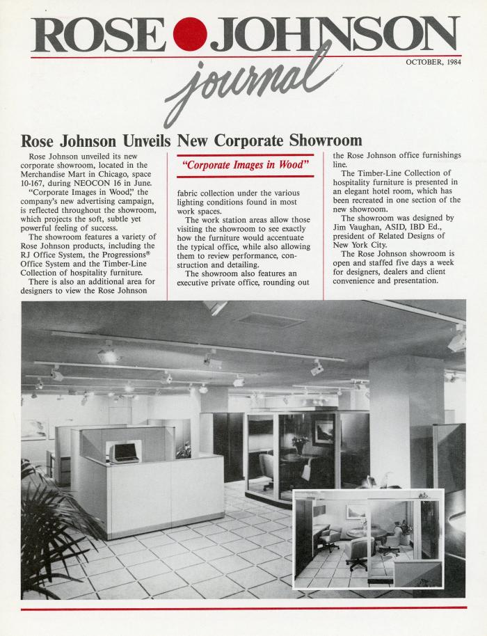 Newsletter, Rose Johnson Journal