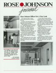 Newsletter, Rose Johnson Journal