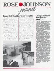 Newsletter, Rose Johnson Journal