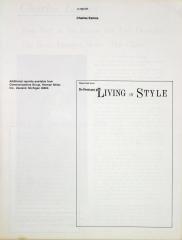Article, Reprint, The Washington Post Living in Style, 'Charles Eames'