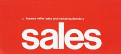 Booklet, Herman Miller Sales And Marketing Directory