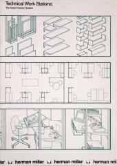 Booklet, Herman Miller, Technical Work Stations, The Action Factory System