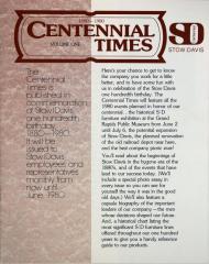 Booklets, Stow & Davis Centennial Times 1880-1980, Volumes 1-6
