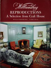 Trade Catalog, Williamsburg Reproductions, A Selection from Craft House