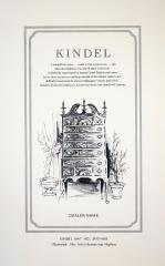 Ad Layout, Kindel Furniture, The Walker Collection Highboy