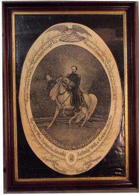 Drawing, General William T. Sherman On Horseback