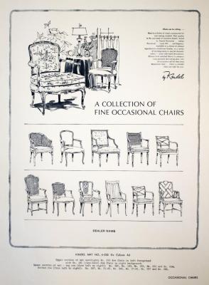 Ad Layout, Kindel Furniture, Occasional Chairs