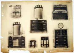 Furniture Plate, Robert W. Irwin Company, Suite No. 3240