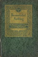 Booklet, The Berkey And Gay Course in Selling Furniture, Unit V