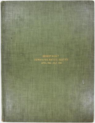 Catalog, Berkey &amp; Gay Furniture Company, Newspaper Matrix Service
