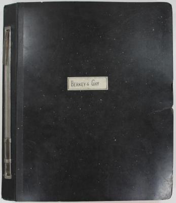 Scrapbook, Publicity Clippings of Berkey & Gay Furniture Company