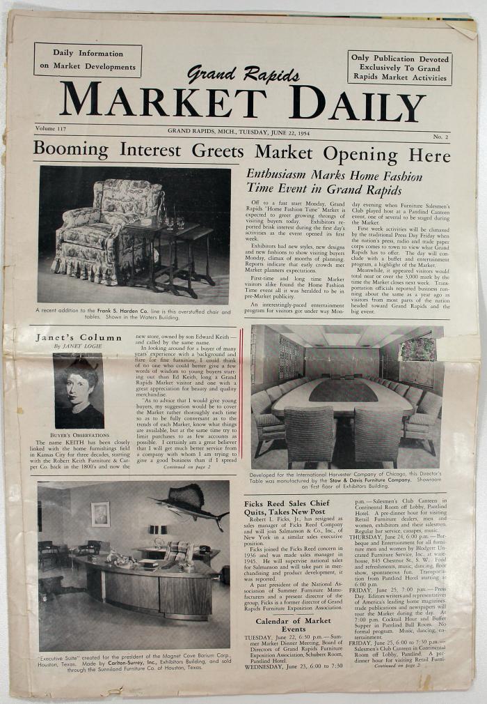 Periodical, Grand Rapids Market Daily, Volume 117 No. 2