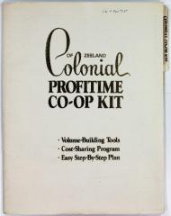 Portfolio, Colonial Manufacturing Company, Profitime Co-Op Kit