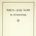 Booklet, Then And Now in Furniture, Spanish Renaissance