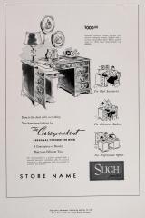 Advertisement Proof, Sligh-Lowry Furniture, Correspondent Typewriter Desk