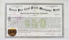 Document, Seven Per Cent First Mortgage Bond Of The Widdicomb Furniture Co., No. 1475, $50.00