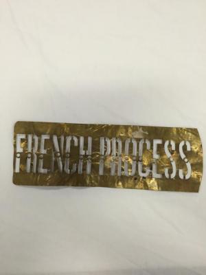 Stencil "French Process"