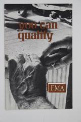 Booklet, Furniture Manufacturers Association, You Can Qualify