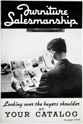 Brochure, Furniture Salesmanship, Looking Over the Buyer's Shoulder at Your Catalog