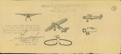 Section of Aircraft Identification Book