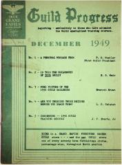 Trade Periodical, Guild Progress, Volume 1 No. 3