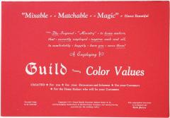 Booklet, Guild Color Values
