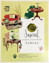 Furniture Advertisement Layout, Imperial Furniture Co., Tables