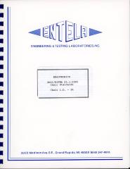 Booklet, ENTELA Ergotronics, ANSI/BIFMA Chair Standards