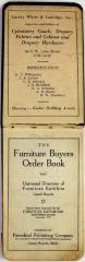 Order Book, The Furniture Buyers Order Book and Universal Directory of Furniture Exhibits