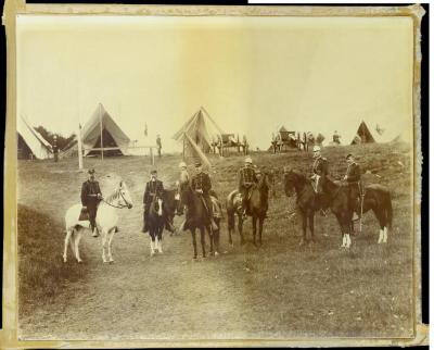Photograph, Civil War Veterans On Horseback