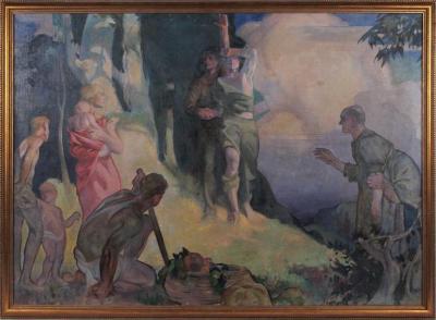 Painting, The Return of the Sheep