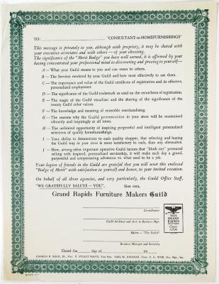 Grand Rapids Public Museum Collections Organization 1984 33 7 21 Doent Merit Badge