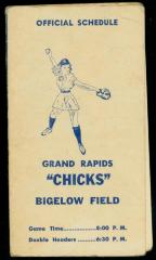 Schedule, AAGBBL Grand Rapids Chicks 