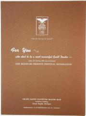 Brochure, Essential Information from Grand Rapids Furniture Makers Guild