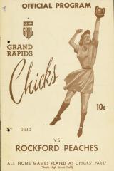 Program, AAGBBL Grand Rapids Chicks