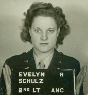Military Identification Photograph of Evelyn Schulz