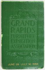 Booklet, Furniture Buyer's Order Book and Classified Directory of Furniture Exhibits, June-July 1938