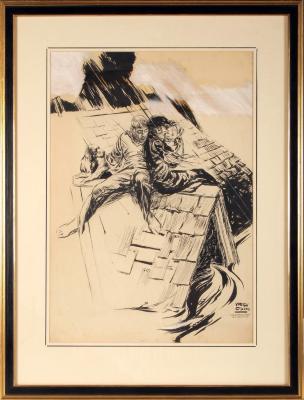 Drawing, Red Cross Campaign