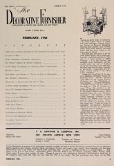 Magazine, The Decorative Furnisher, Volume LXXIII (73) No. 5