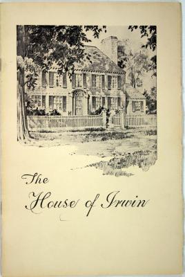 Booklet, Robert W. Irwin Company, The House of Irwin