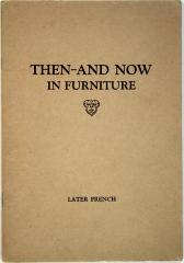 Booklet, Then And Now In Furniture, Later French