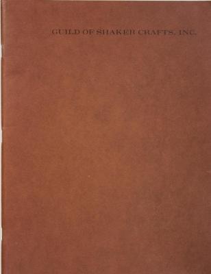 Catalog, Guild of Shaker Crafts, Inc., Portfolio Number 2