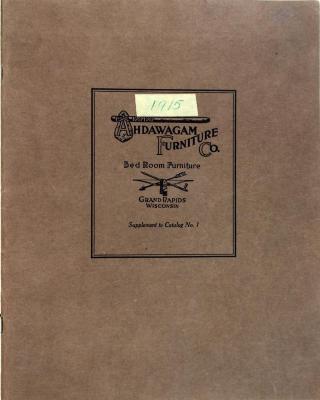 Trade Catalog Supplement, Ahdawagam Furniture Co., Bedroom Furniture