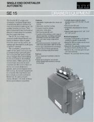 Tear Sheet, Alexander Dodds Co., Single End Dovetailer Automatic SE 15