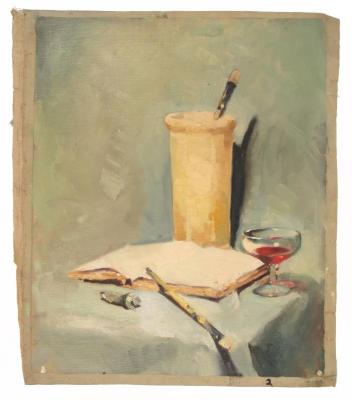Painting, Oil Still Life by Kreigh Collins (1908-1974)