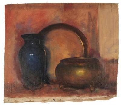 Painting, Oil Still Life by Kreigh Collins (1908-1974)