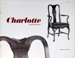 Trade Catalog and Price List, Charlotte Chair Company