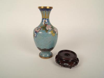 'enameled' Vase