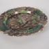 Tortoise-shell Glazed Plate, Whieldon Type Unmarked